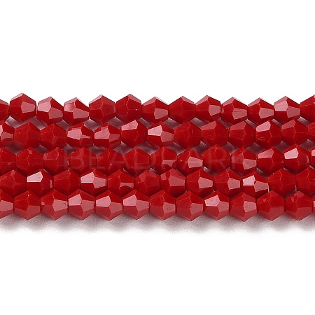 Opaque Solid Color Imitation Jade Glass Beads Strands EGLA-A039-P4mm-D01-1