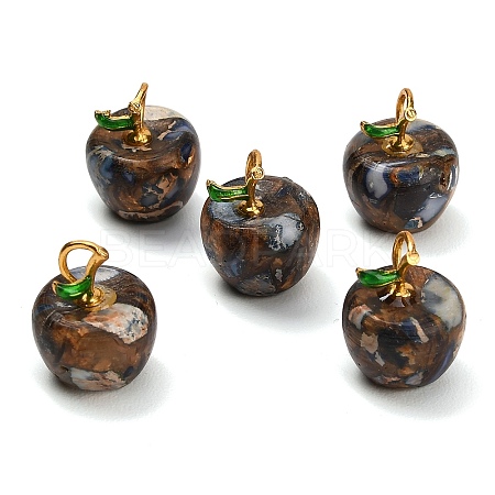 Dyed Synthetic Imperial Jasper Pendants GG-CBAA20A-07G-01-1