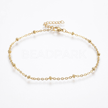 304 Stainless Steel Anklets AJEW-H013-06G-1
