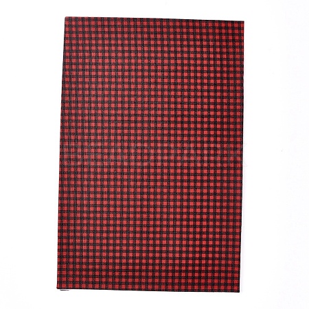 Imitation Leather Fabric Sheets DIY-D025-E08-1