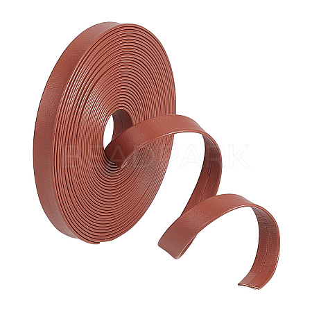 5M Flat PU Imitation Leather Cord LC-WH0009-07B-1