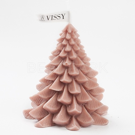 Christmas Tree Shaped Aromatherapy Smokeless Candles DIY-C001-07A-1