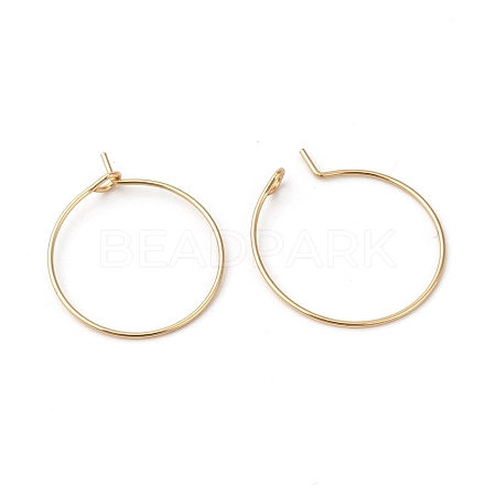 316L Surgical Stainless Steel Hoop Earring Findings STAS-G229-07G-05A-1