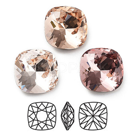 K9 Glass Rhinestone Cabochons RGLA-M016-F01-D-1