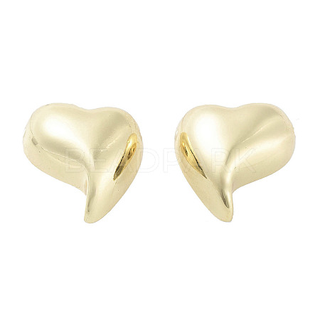 Brass Stud Earrings for Women EJEW-D088-04G-1