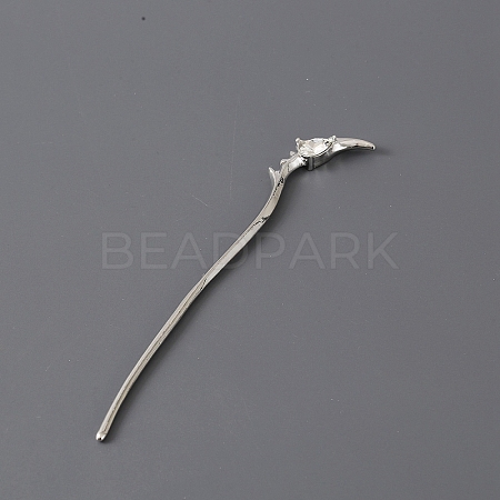 Alloy Rhinestone Hair Sticks for Women PW-WG44410-02-1