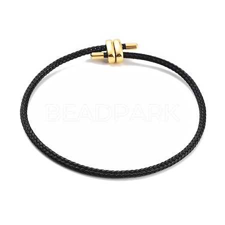 Braided Steel Wire Bracelets Making BJEW-H610-02G-07-1