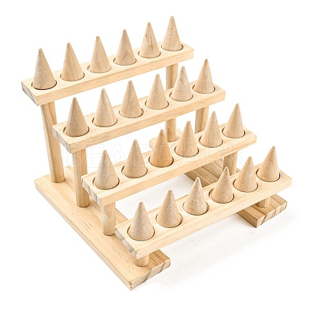 Wood Ring Display Risers RDIS-E009-03-1