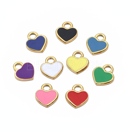 201 Stainless Steel Charms STAS-S080-045G-NR-1