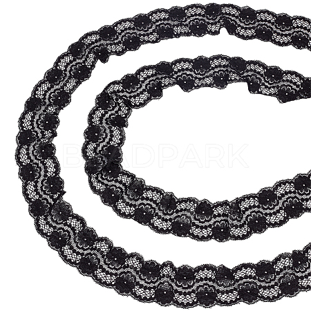 10 Yards Polyester Lace Trim OCOR-HY0001-21-1