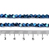 Electroplated Synthetic Non-magnetic Hematite Beads Strands G-A234-G03-01-5