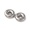 304 Stainless Steel European Beads STAS-D383-01B-P-2