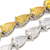 Brass Micro Pave Cubic Zirconia Necklaces NJEW-H027-01P-04-2