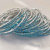 Brass Rhinestone Tennis Bracelets WG6EB7A-09-1