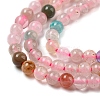 Natural Rutilated Quartz Beads Strands G-A097-B14-03-4