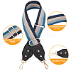 Stripe Pattern Cotton Fabric & PU Leather Bag Straps FIND-WH0001-55B-3