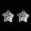 Transparent Glass Beads Caps GLAA-A011-09D-3