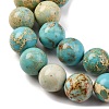 Dyed Natural Regalite/Imperial Jasper/Sea Sediment Jasper Beads Strands G-B124-C03-07-4