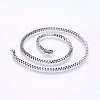 Non-Tarnish 304 Stainless Steel Box Chain Necklaces NJEW-F226-05P-05-1