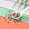 6500Pcs 300G 3 Colors Glass Seed Beads SEED-LS0001-07-4