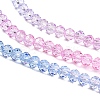 Transparent Painted Glass Beads Strands DGLA-A034-T3mm-A08-4