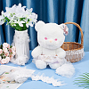 4 Bags 4 Styles Polyester Embroidery Lace Ribbons OCOR-MA0001-01-4