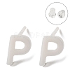 Hypoallergenic Bioceramics Zirconia Ceramic Stud Earrings EJEW-F340-04P-1
