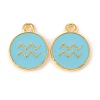 Alloy Enamel Pendants LS-ENAM-S124-01B-16J-1