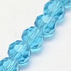 Glass Beads Strands EGLA-J042-8mm-07-3