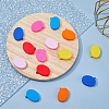 14Pcs 7 Colors Speech Bubble Silicone Tennis Racquet Dampener AJEW-FH0004-58-3