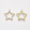 ABS Plastic Imitation Pearl Pendants PALLOY-T071-067-2