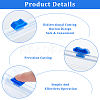 Plastic Reusable Cling Film Slide Cutter AJEW-WH0248-192-3