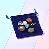 7Pcs Natural Labradorite & Amethyst & Rose Quartz & South Red Agate & Rhodonite & Green Aventurine & Quartz Crystal Tumbled Stone Sets DIY-FS0007-10B-8