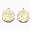 Brass Coin Pendants KK-R132-084-NF-2