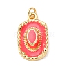 Brass Enamel Pendants KK-K408-66G-02-1