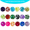 DIY Baking Paint Crackle Glass Beads Stretch Bracelet Making Kits DIY-PH0004-54B-5