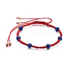(Jewelry Parties Factory Sale)Adjustable Nylon Thread Braided Bead Bracelets BJEW-JB05446-01-1