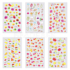 6 Sheets 6 Style Maple Leaf Nail Art Stickers Decals MRMJ-OC0003-57B-1