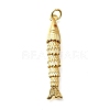 Brass Micro Pave Cubic Zirconia Pendants KK-R217-01G-05-1