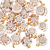 20Pcs Natural Spiral Shell Red Lip Shell Pendants SSHEL-GA0001-21-1