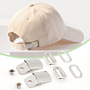 30 Sets Stainless Steel Peaked Cap Adjuster Kits FIND-BC0004-67P-4