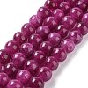 Dyed Natural Malaysia Jade Beads Strands X-G-G021-02C-03-1