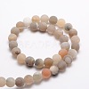 Dyed Frosted Natural Druzy Geode Agate Round Beads Strands X-G-E322A-10mm-01-2