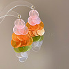 Shell Dangle Stud Earrings FS-WGED06D-10-1