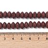 Synthetic Lava Rock Beads Strands G-B087-02A-07-4