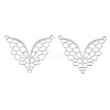 Tarnish Resistant 201 Stainless Steel Chandelier Component Links STAS-R114-035P-1