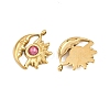 304 Stainless Steel Rhinestone Pendants STAS-Z166-24G-07-2