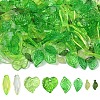 240Pcs 8 Styles Transparent Acrylic Pendants TACR-YW0002-48-1