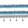 Electroplate Glass Beads Strands EGLA-R048-3mm-17-3