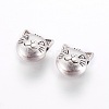 Tibetan Style Alloy Kitten Beads TIBEP-GC178-AS-NR-1